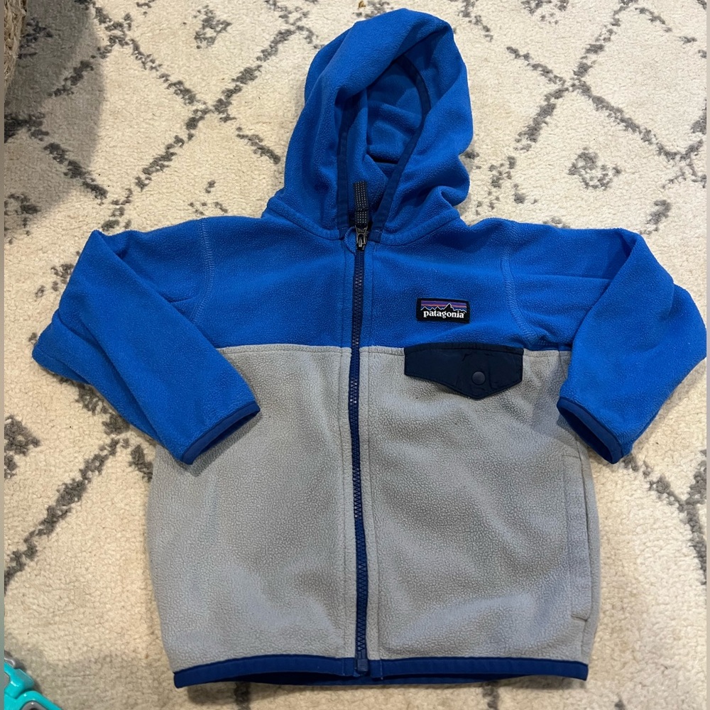 Lightly used baby Patagonia fleece jacket